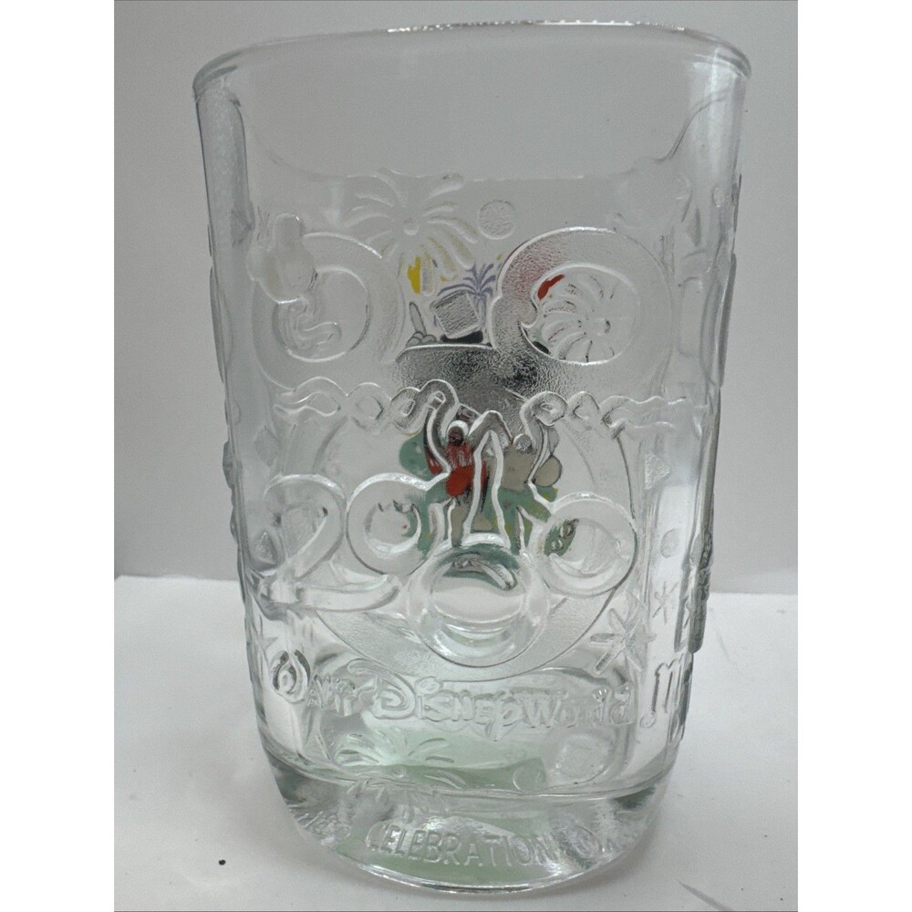 Vintage 2000 McDonalds Mickey Mouse Disney World Parks Millenium 3 Glass Set - Picture 4 of 12